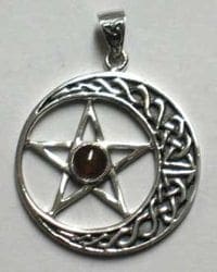 Celtic moon Pentacle Witchcraft