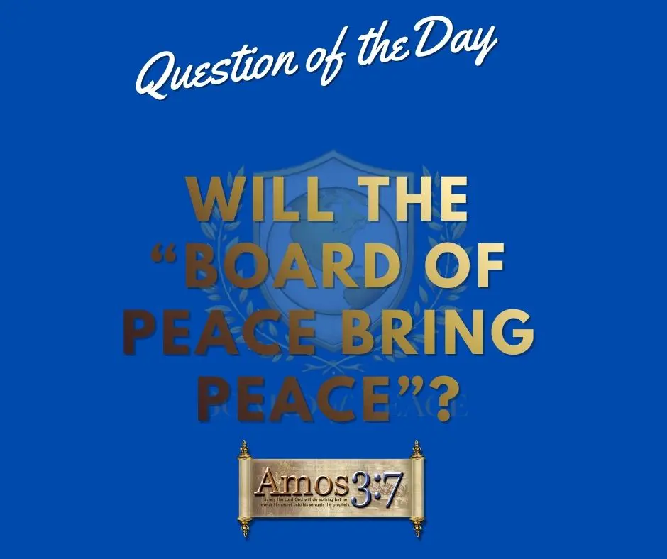 Question of the Day, Board of Peace, Peace Process,
