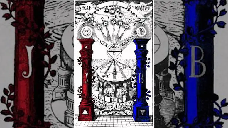 Red, Blue, Pillars, Pills, Mason, Lucifer, Symbolism, Matrix,