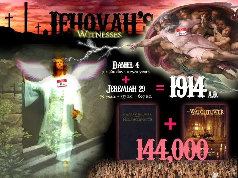 Watchtower  Major False Doctrines of God, Jesus & False Prophecies Listed