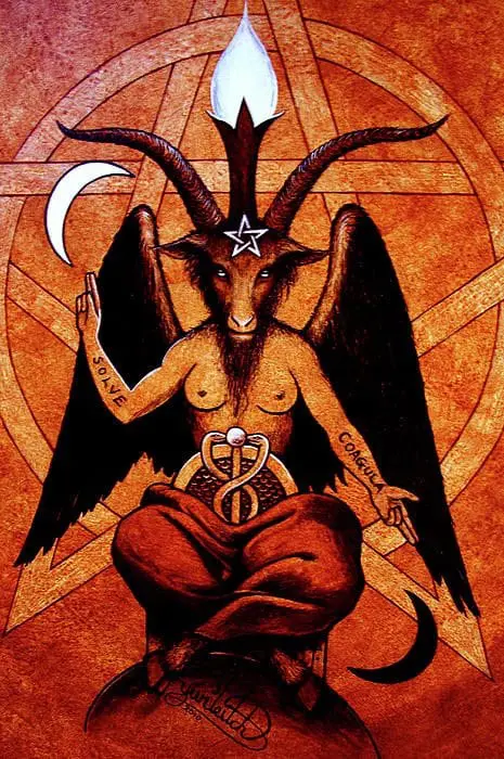 As above so below Male Female Confusion Goat of Mendes Bamphomet Justify
