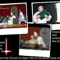 Roman Pope Upside down cross apostate church