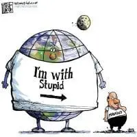 Worldly values World Flesh Devil i'm with stupid