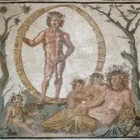 Greek god Uranus Mythology A biblical perspective artwork Aion Mosiac