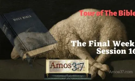 The Final Week in The Synoptic Gospels Bible Study