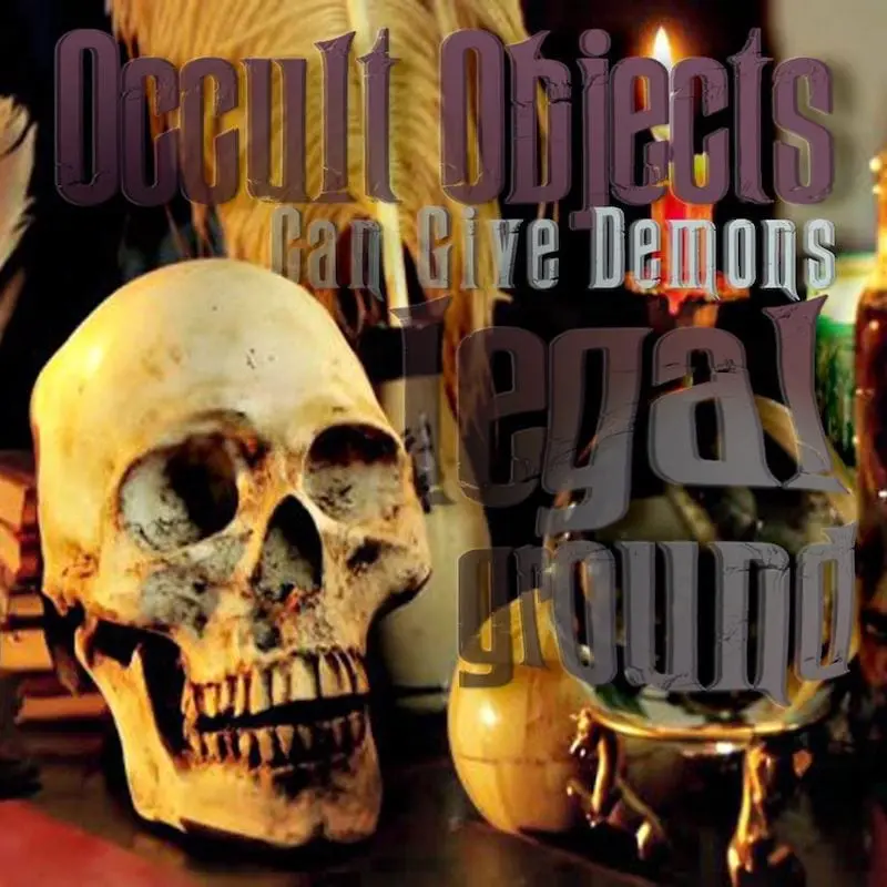 occult, objects, books, idols, crystals, demons, authority,