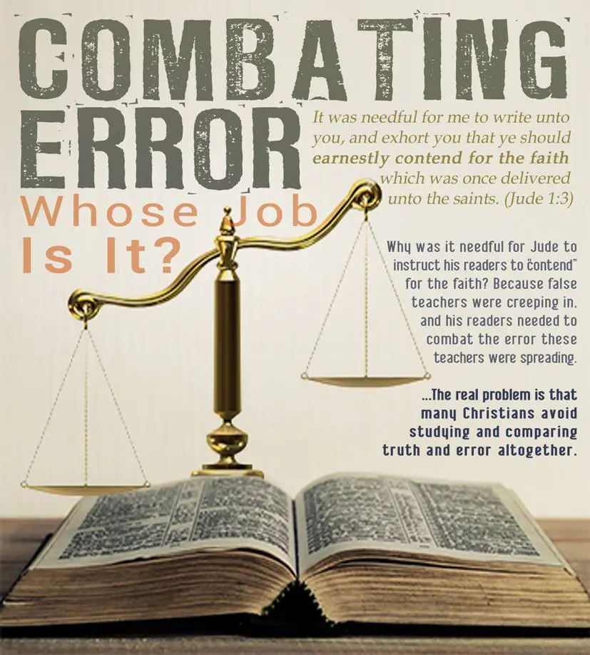 Jude, Earnestly contend for the faith,