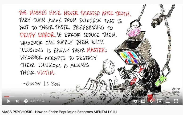 Mass Psychosis: How to Create an Pandemic of Mental Illness