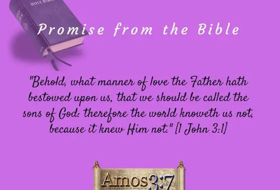 Promises from the Bible “To Be Called The Sons of God”