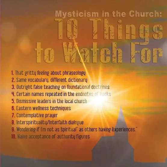 mysticism, warning, signs, list, church,