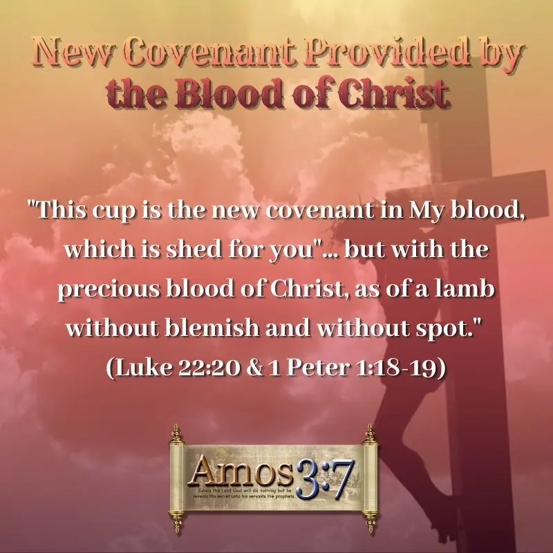 Luke 22, 1 Peter 1, New Covenant, Blood of Christ, lamb of God, without spot,