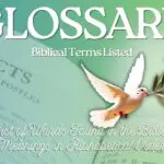 List of Prophetic Words: Glossary of Terms and Their Meanings in the Bible