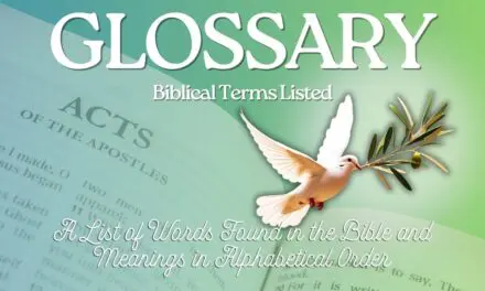 List of Prophetic Words: Glossary of Terms and Their Meanings in the Bible