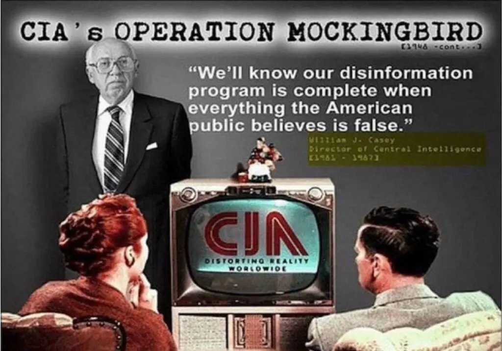 William Casey, CIA Director, 1981, Operation Mocking Bird,